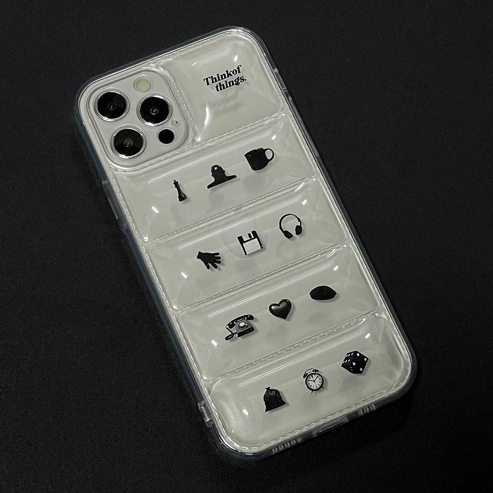 Objcet Padding Phone Case (Black)