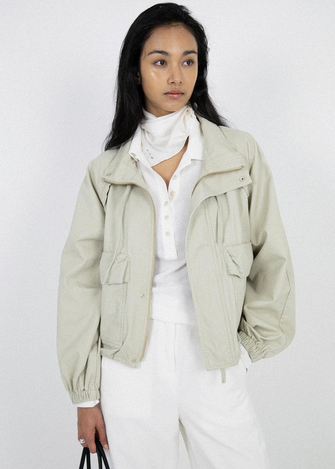 Washed cotton jumper (베이지)