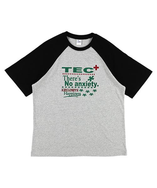 TCM tec raglan T (grey/black)