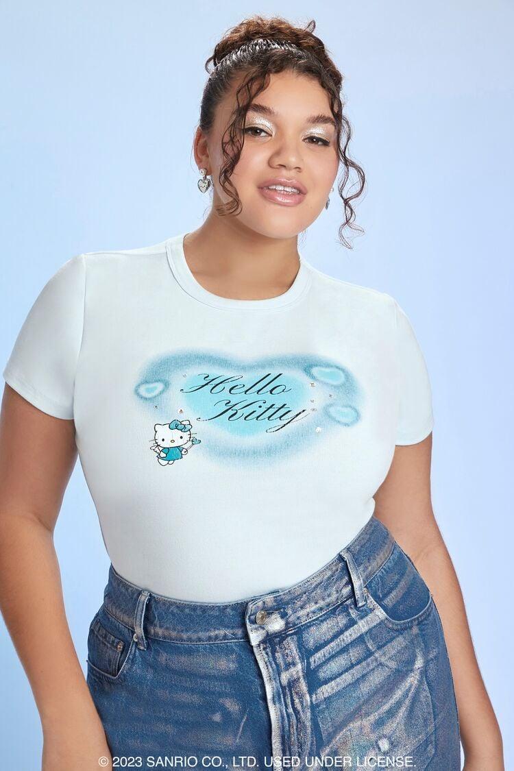 Plus Size Angel Hello Kitty Graphic Tee | Forever 21