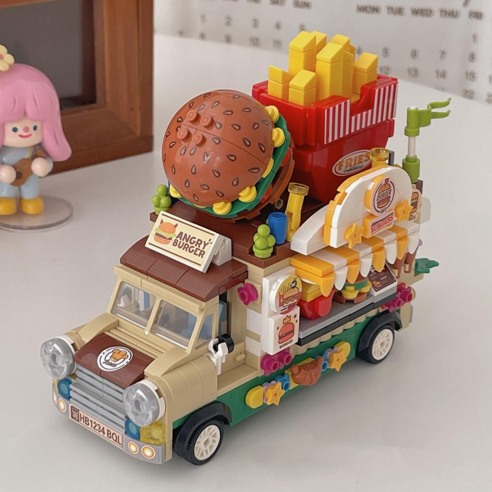 푸드트럭 블록 미니블럭 조립 장난감 6종