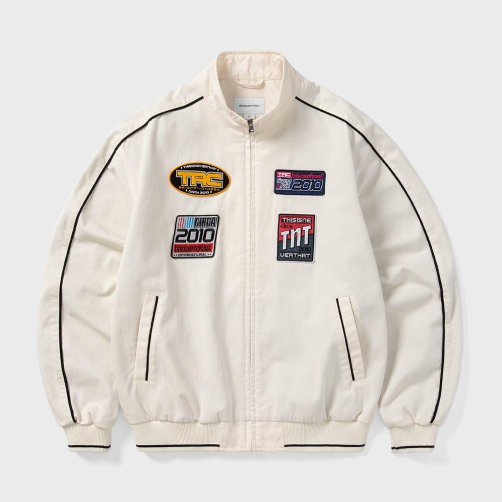 TRC Racing Jacket Off White