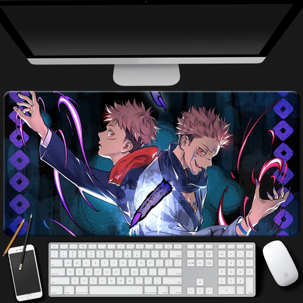 주술회전 캐릭터 굿즈 고죠 사토루 키보드 마우스 패드 캐릭터 대형 게이밍 장패드 이타도리