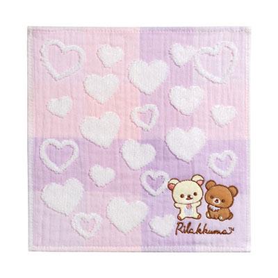 리락쿠마 손수건, 미니타올, 핸드타올(Pink Heart)