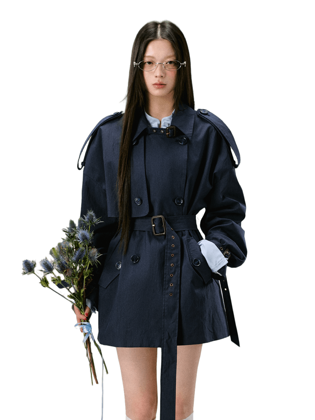 LLDC 'BLUE ROMANCE' Calista Trench Coat