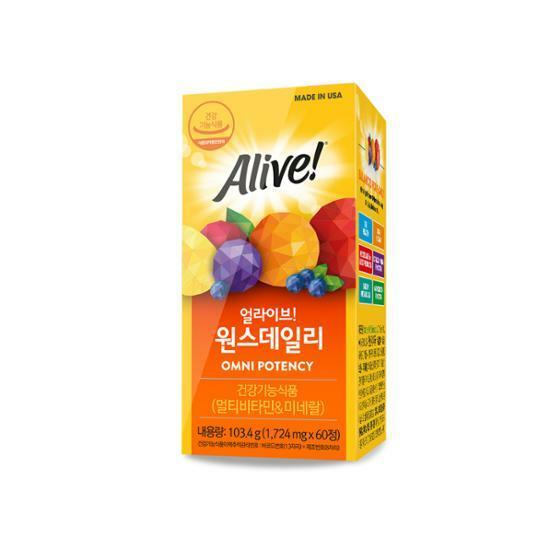 얼라이브 원스데일리 멀티비타민 60정 (2개월분)