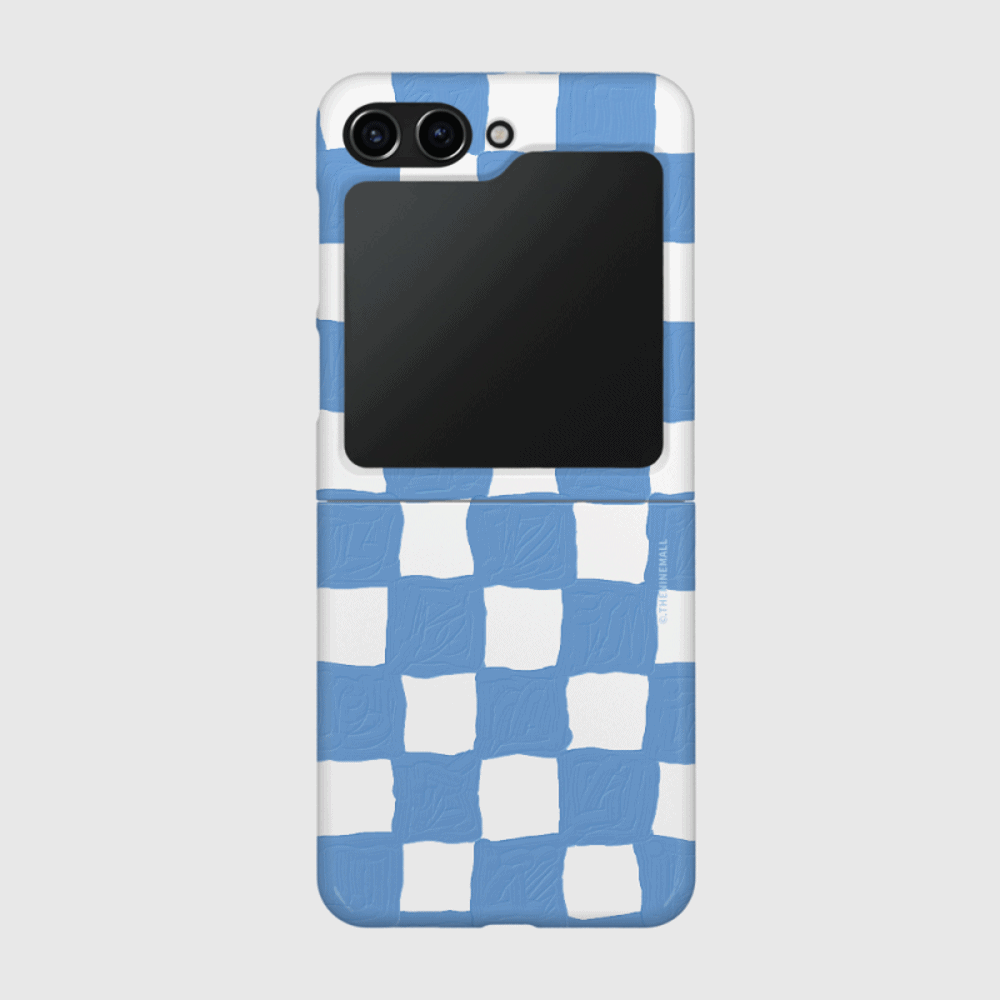 painting checkerboard Z플립 하드케이스