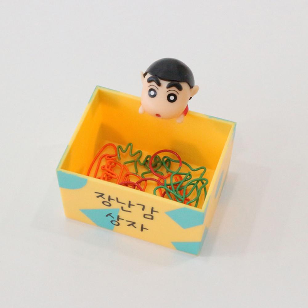 짱구 장난감상자 미니 보관함