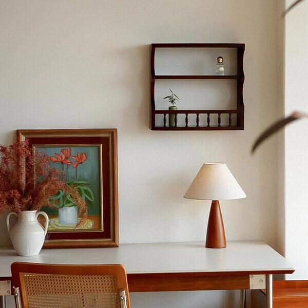 탈리아 우드 벽선반