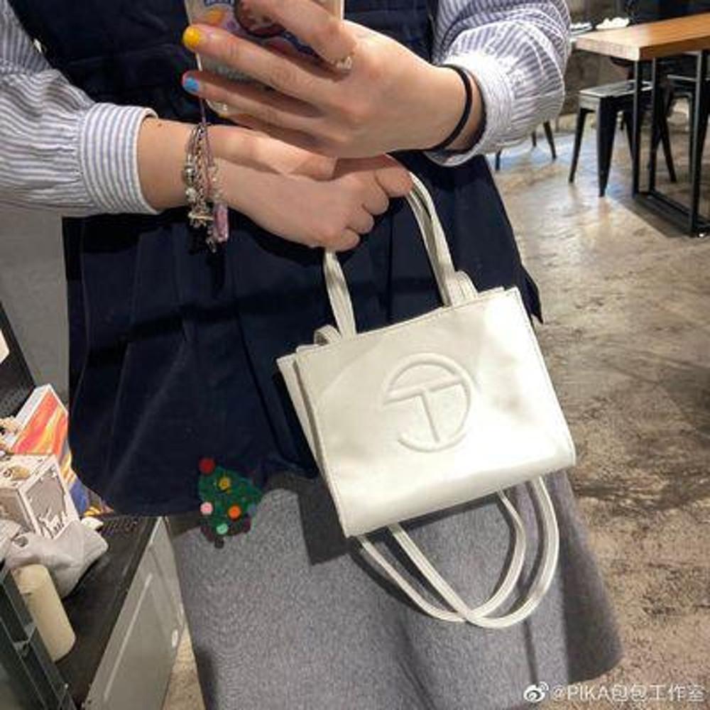 미국 텔파 telfal 스퀘어백 숄더 온누크와 같은 스몰 토트 크로스 토트백