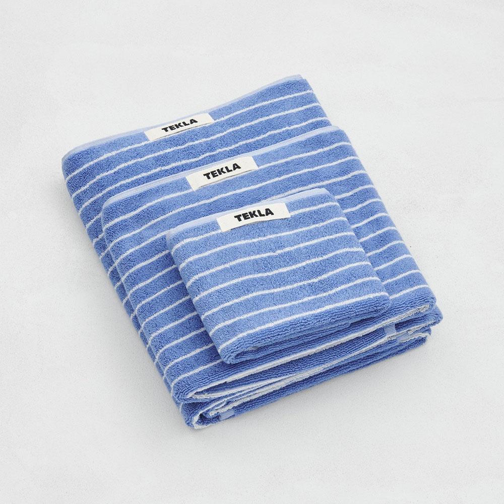 WASHCLOTH (CLEAR BLUE STRIPES)