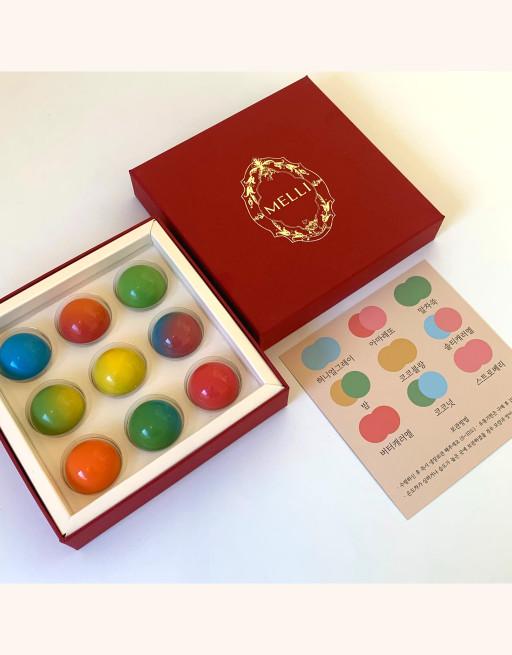 멜리 (MELLI) 수제 초콜릿 9구 봉봉 세트
