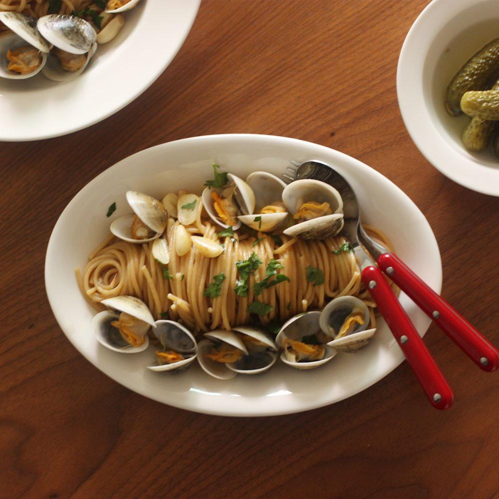 시라쿠스 뉴욕 타원볼 파스타 오발볼 접시 떡볶이그릇 26cm