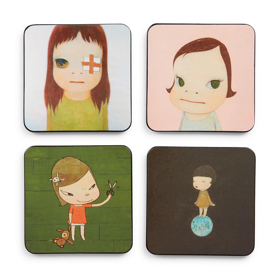 모마 스토어 요시토모 나라 코스터 4개 세트