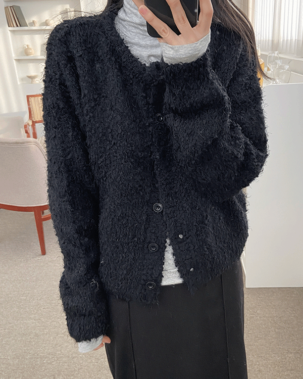 루즈핏 파티가디건(울60)