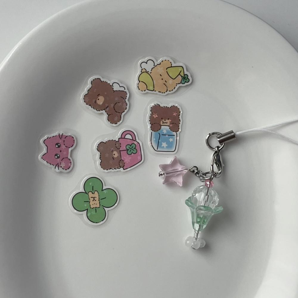 melon soda keyring (메론 소다 키링)