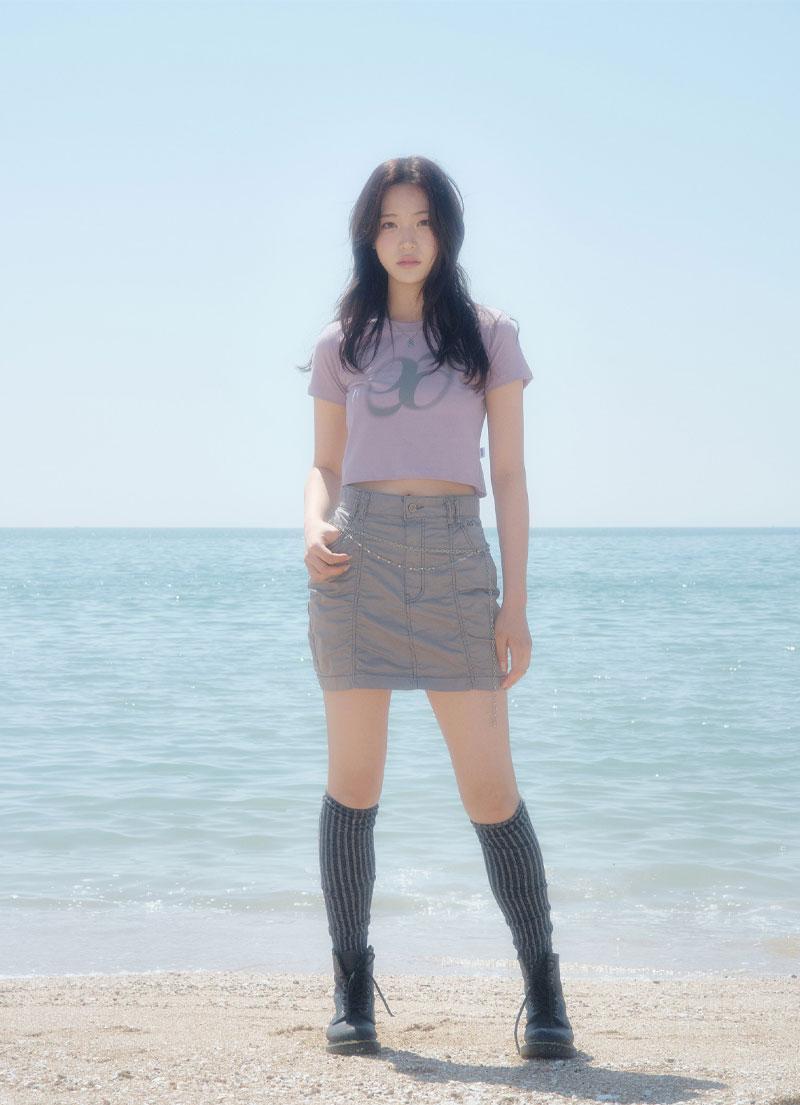 BALLOON SKIRT / GRAY