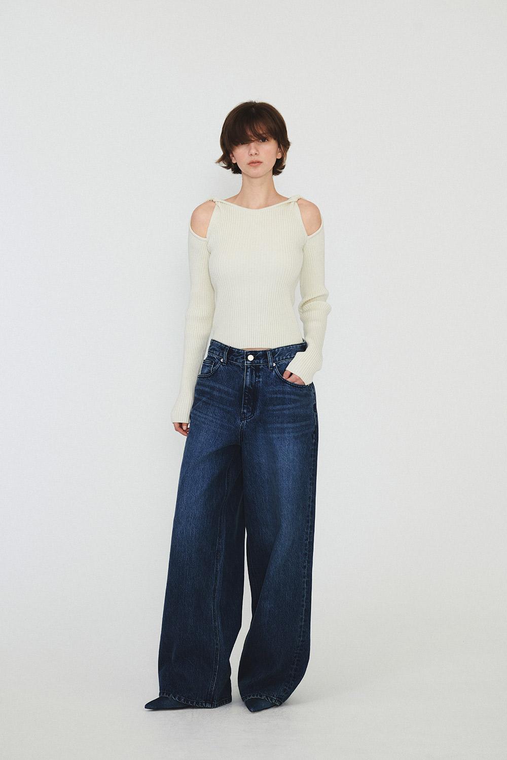 BASIC WASHING DENIM PANTS