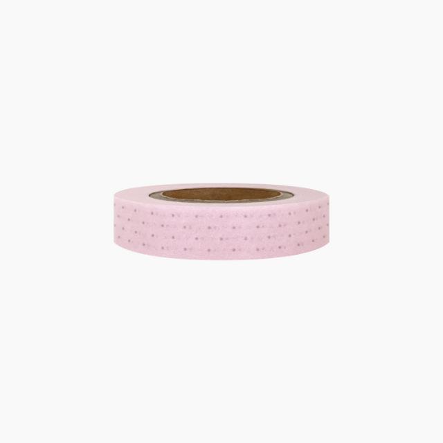 Baby Pink Gray Dot