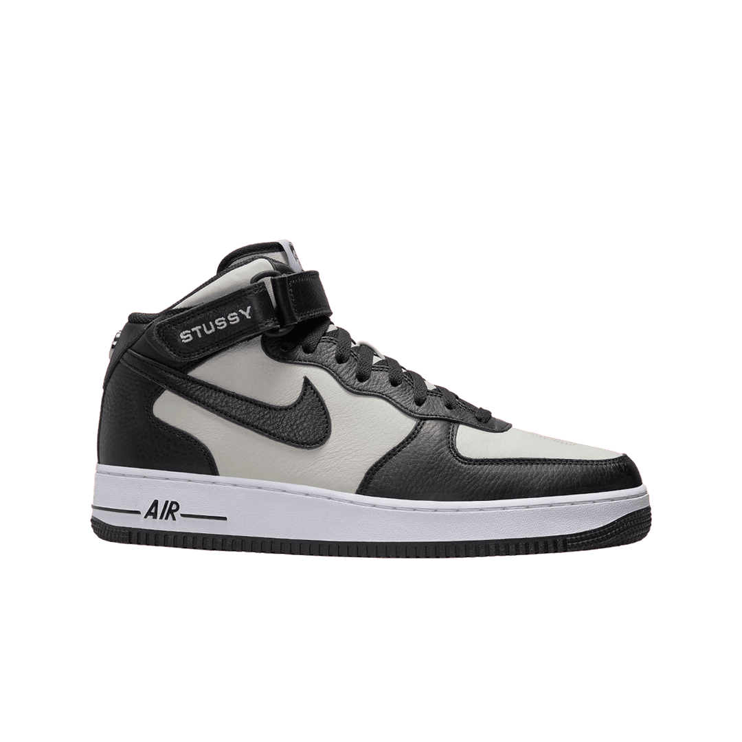 Nike x Stussy Air Force 1 '07 Mid SP Black and Light Bone
