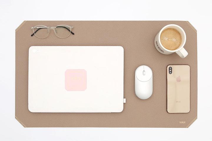 가죽 데스크매트양면 사용가능_8colors