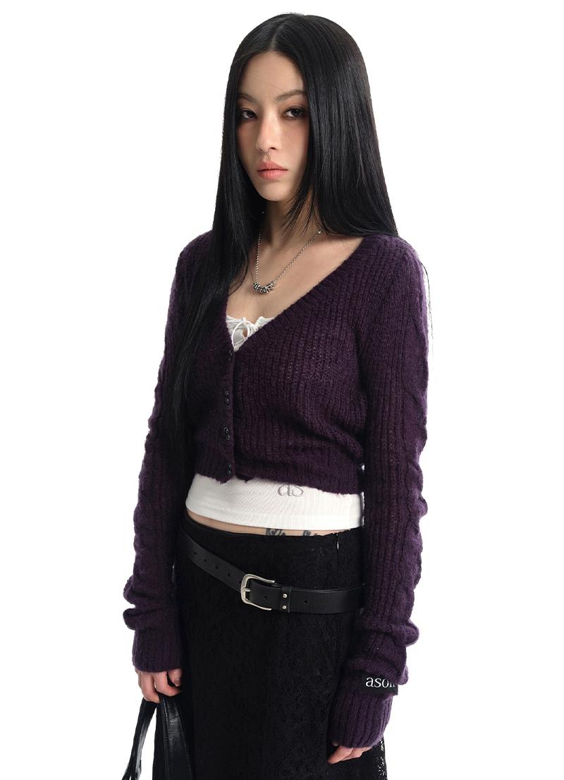TWEETY CARDIGAN / PURPLE / 3.27 순차 발송 예정