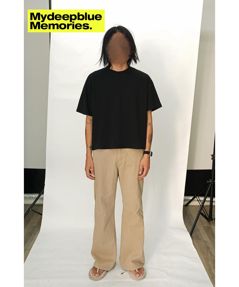 MYDEEP CROP T-SHIRTS (BLACK)