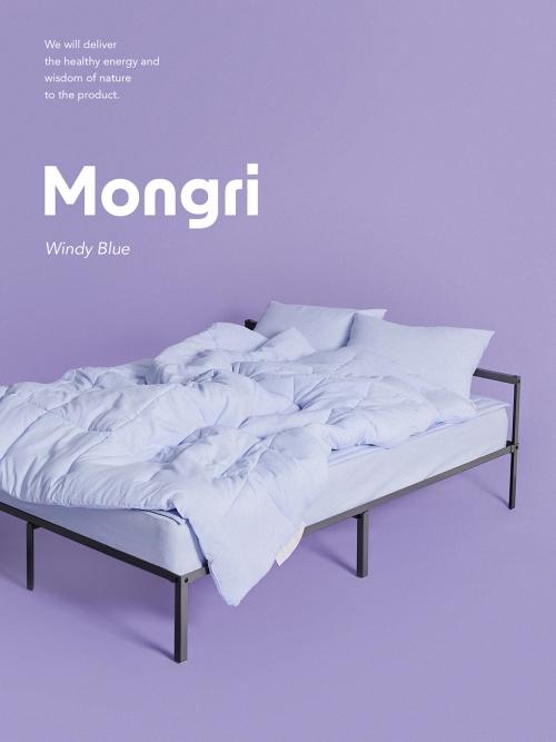 몽그리 먼지 없는 사계절 차렵이불 SS 윈디블루