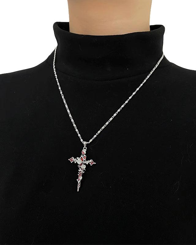 Thorn Cross Necklace