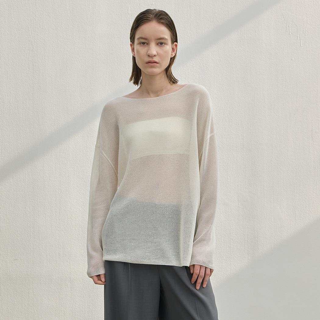 (T-6834)ESSENTIAL VIENTO LOOSE FIT KNIT