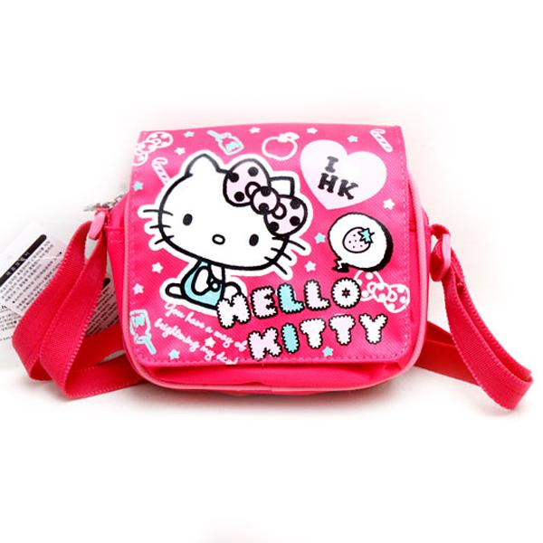 헬로키티 덮개 사각 크로스(KTM-OB25P/도트리본) - 158539