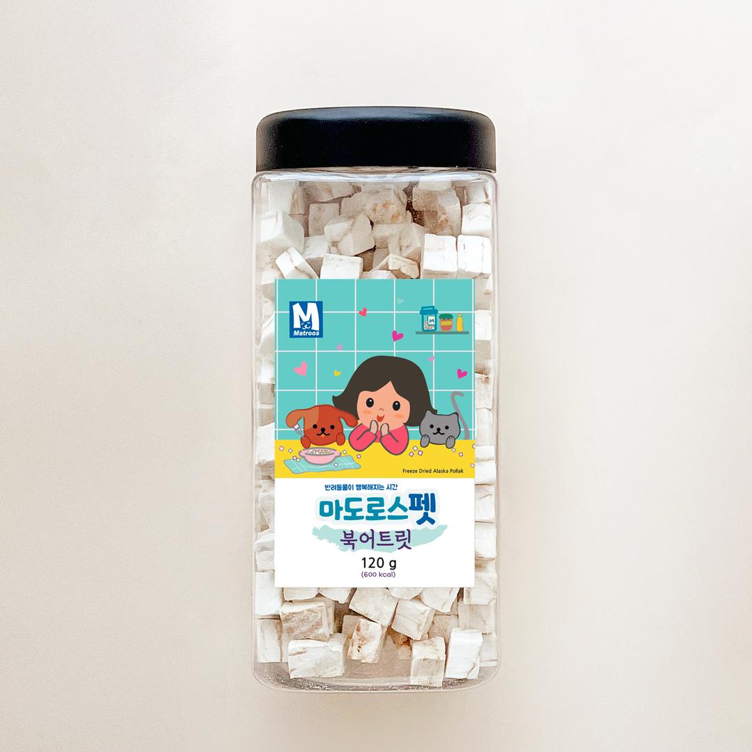 마도로스펫 북어트릿 120g(대용량) 동결건조간식 트릿