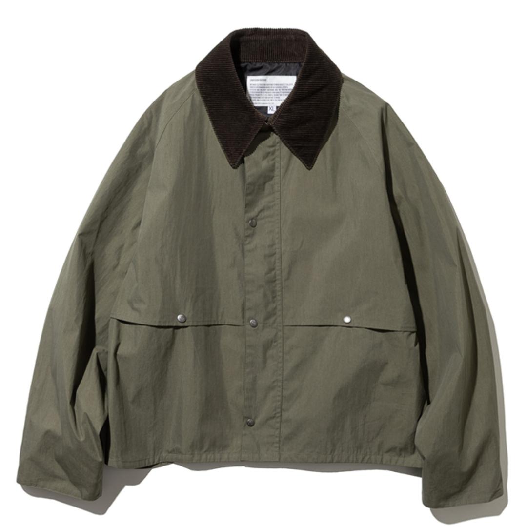 short blouson jacket khaki