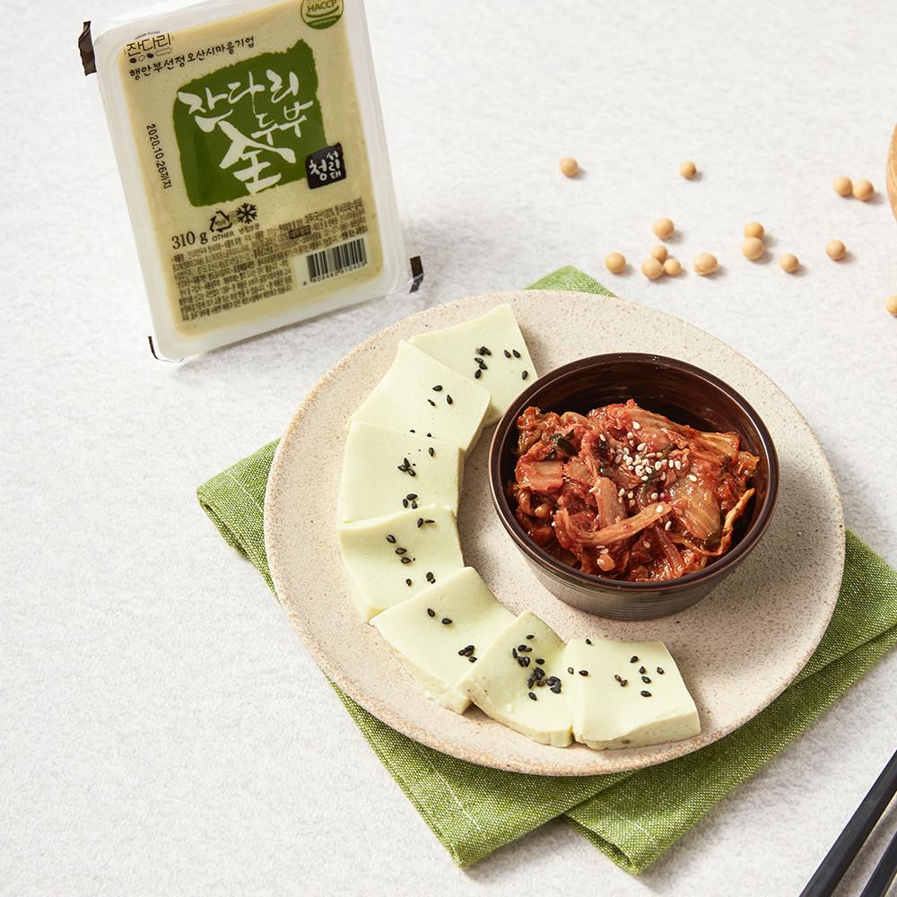 잔다리마을 국산콩 서리태 토종콩 청서리태 연두부 전두부 310g x 4모