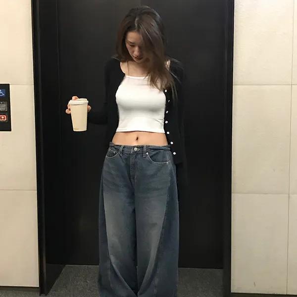 Ash Blue Balloon Denim