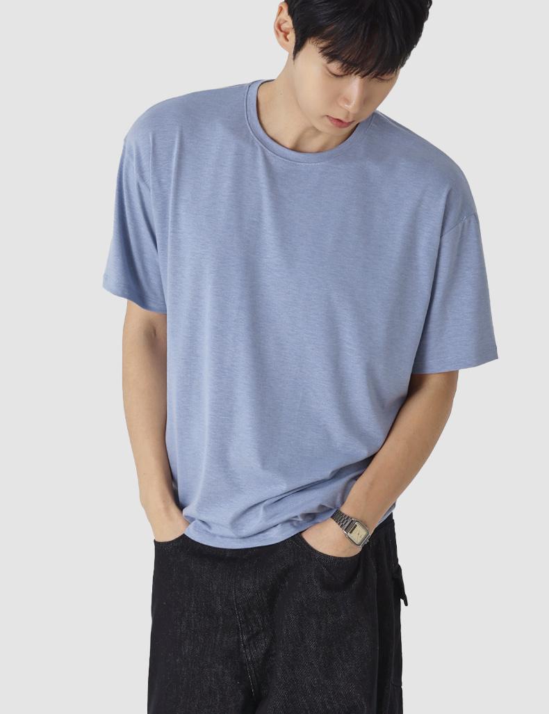 [1+1할인] 세미 오버 티셔츠 (8color)