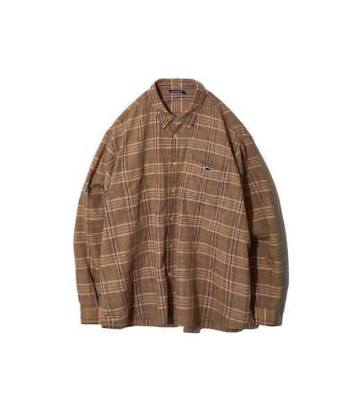 네이더스(NEITHERS)  RELAXED L/S SHIRT (BEIGE CHECK) - 사이즈 & 후기 | 무신사