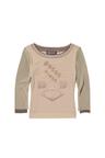BOAT NECK MESH TOP_BEIGE