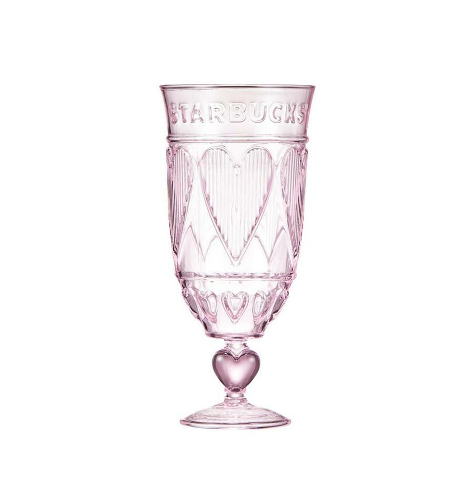 스타벅스 22 스윗러브 하트 고블릿 글라스 414ml