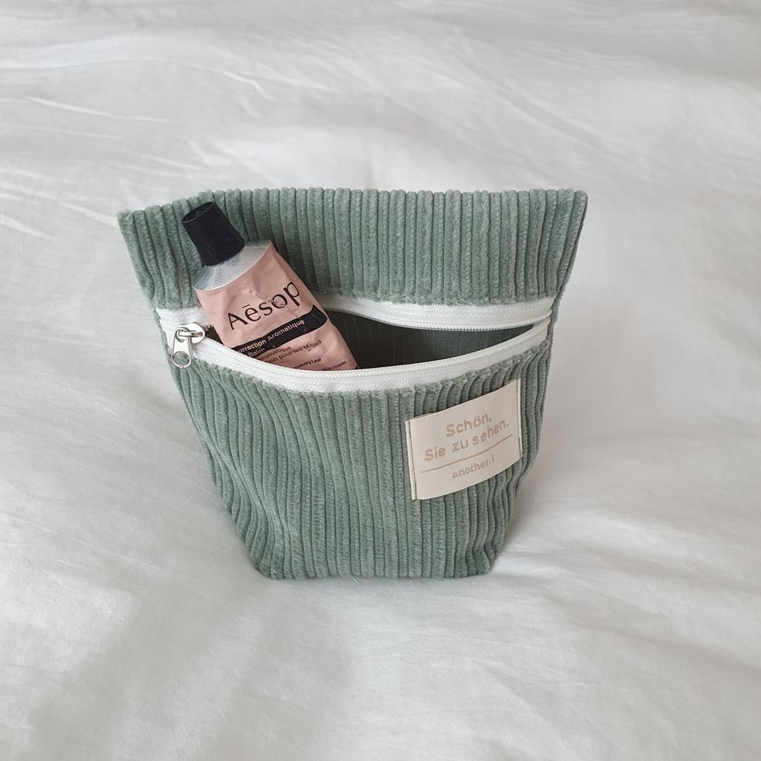 [어나덜아이] 골덴파우치 민트