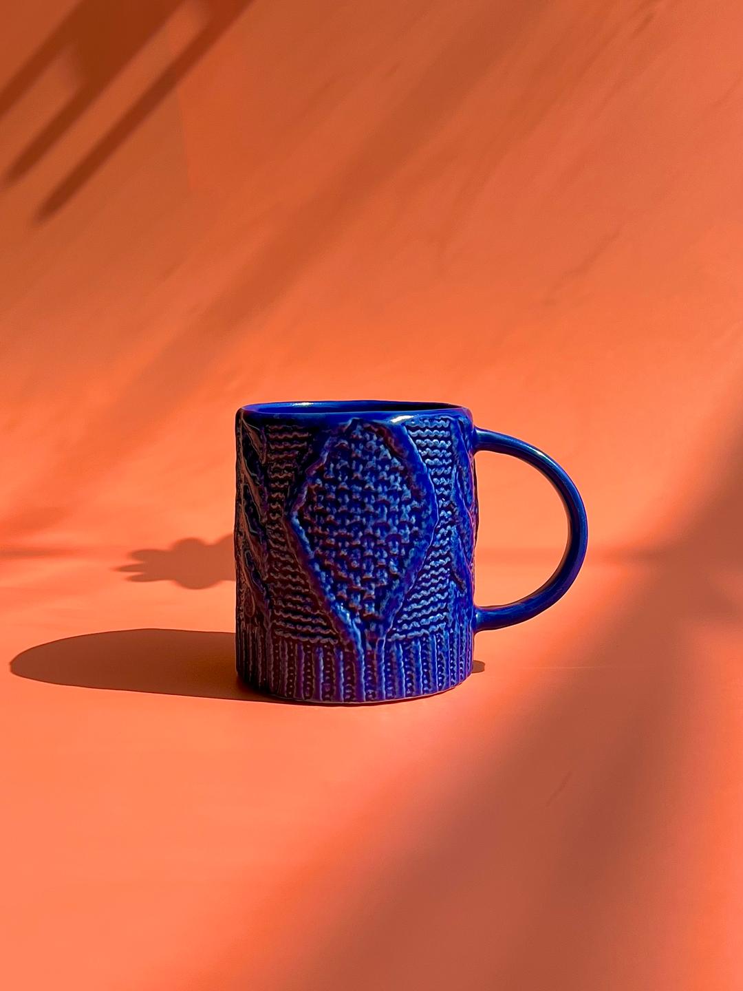 knit Big Cup_deep blue
