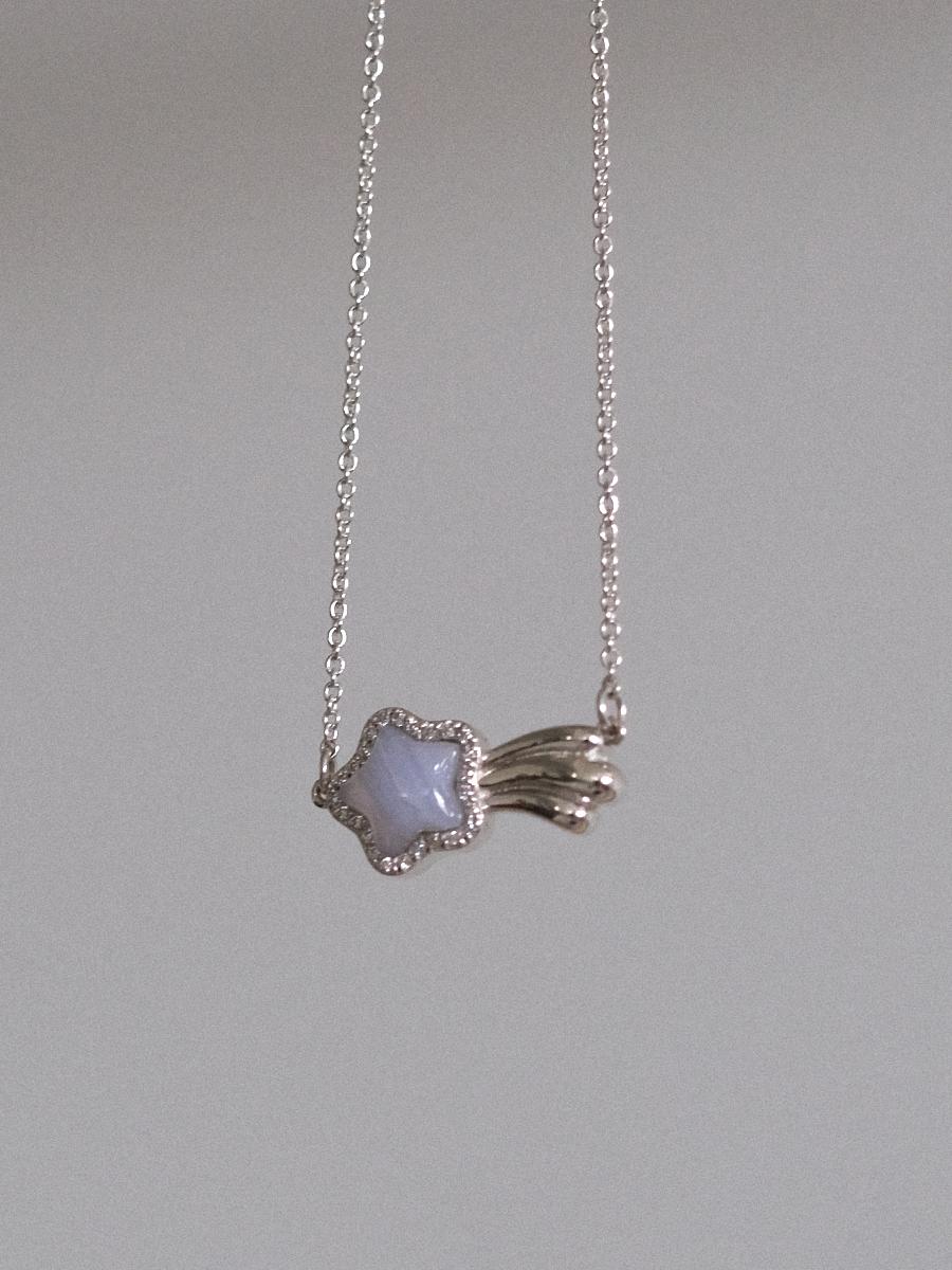 Wishing Tail Necklace(Bluelace Caledoni)