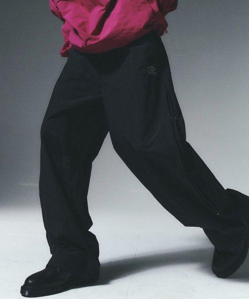 워크샵 사이드 스냅 팬츠 블랙