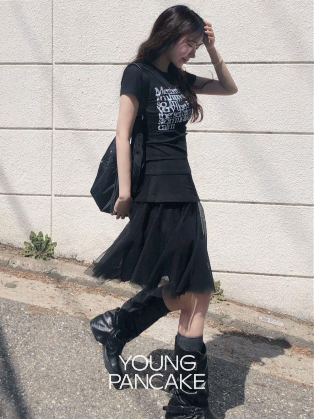 Dreaming sha midi skirt (2 color) (S~M)