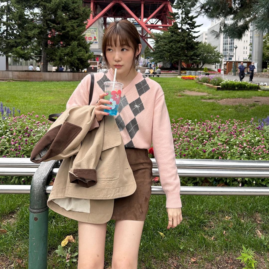 ARGYLE WOOL KNIT PULLOVER (3COL)