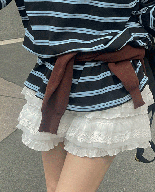 위드니노 모리타 레이스 캉캉 팬츠 ( 2color )