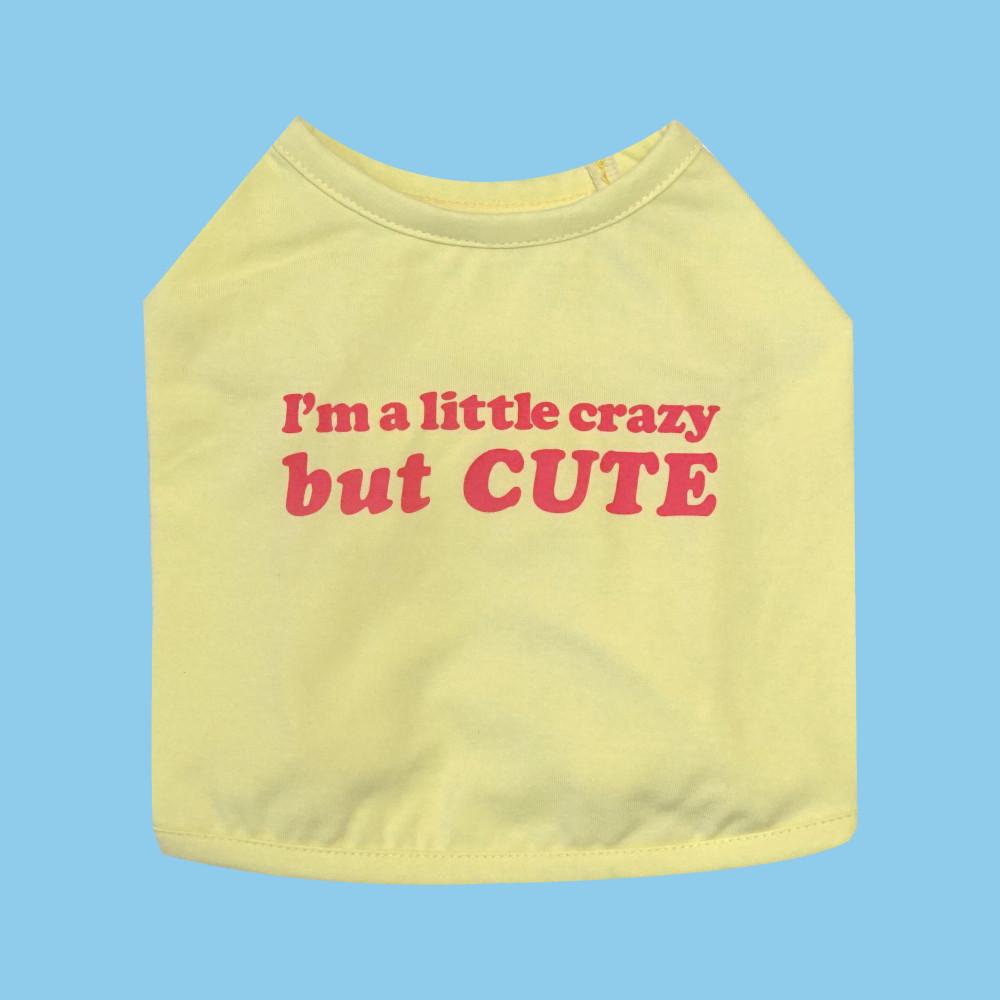 헤이제리 CRAZY but CUTE Top [Yellow]