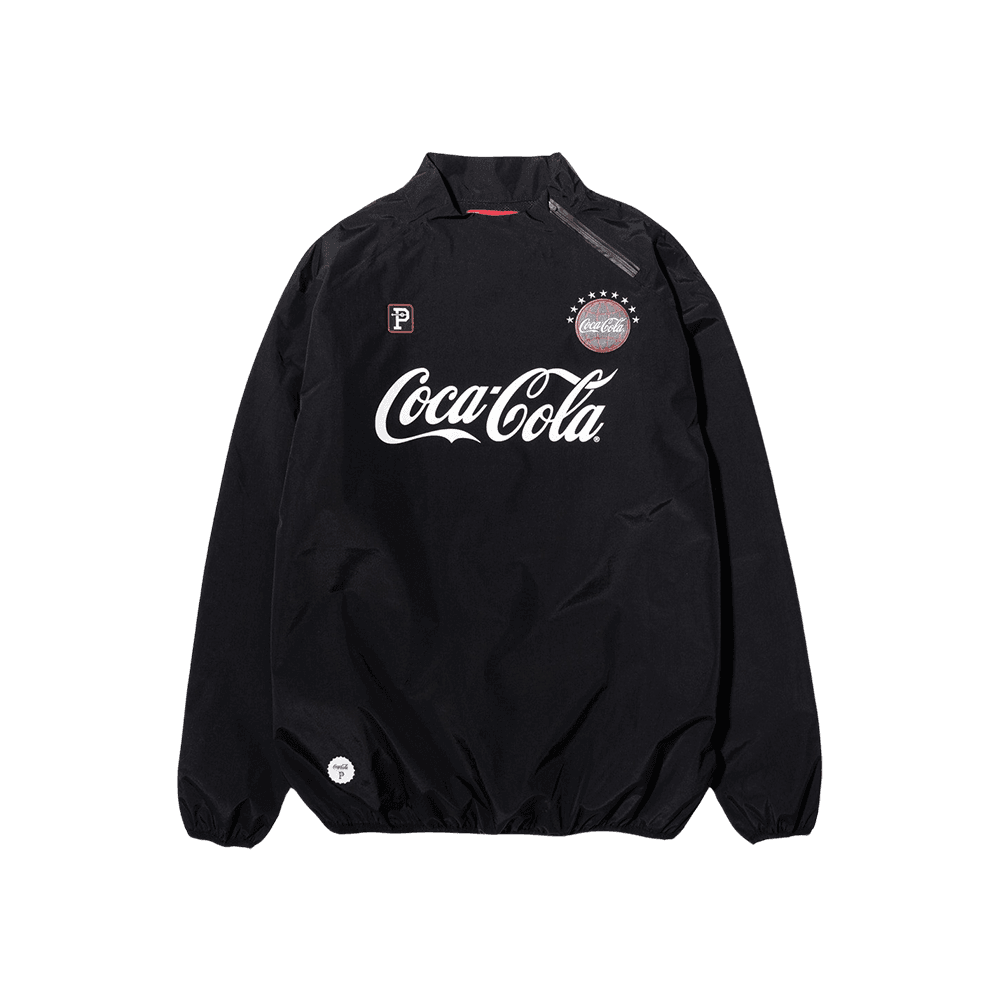 오버더피치 x 코카콜라 우븐 스웻 탑