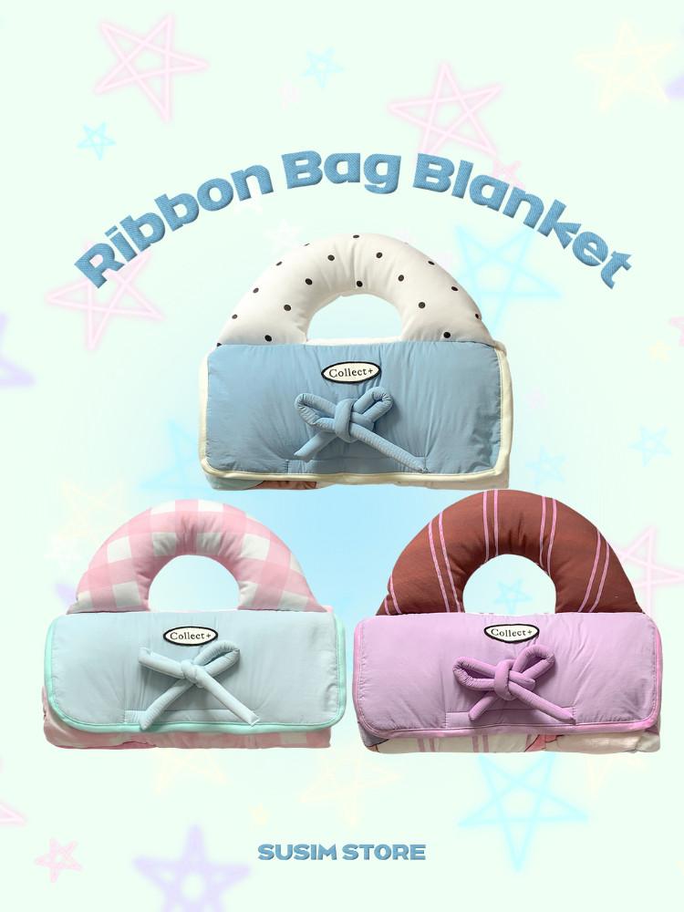 수심 Ribbon Bag Blanket(3 Type) 리본 백 담요 휴대용 피크닉 캠핑