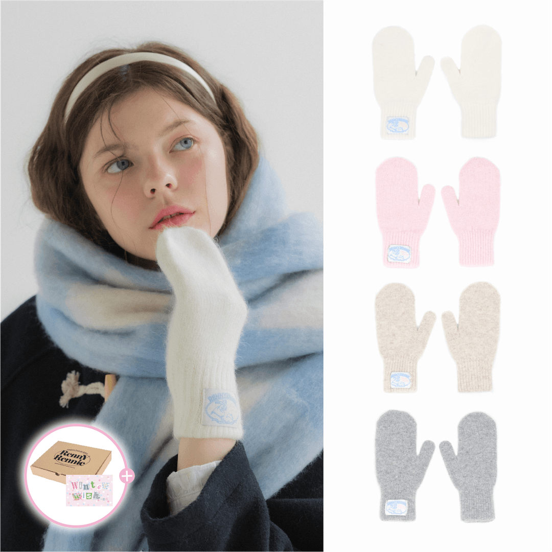 [선물포장] 래니래니 ANGORA FLUFFY GLOVES 앙고라 장갑 글로브 4종 택1 (+메시지카드증정)